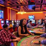 Dynamic online casino scene with diverse players enjoying games at 88clb.