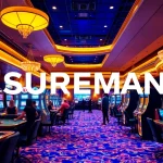 SUREMAN promotes a vibrant and safe betting environment in a modern casino atmosphere