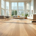 Transform your space with vibrant vinyl flooring that harmonizes luxury and durability.