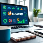 Utilize HubSpot CRM free to optimize business management in a vibrant workspace.