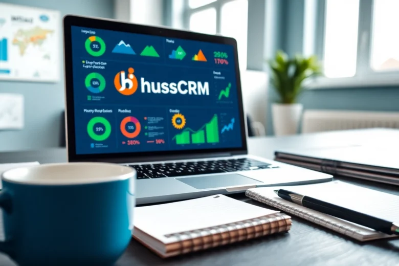 Utilize HubSpot CRM free to optimize business management in a vibrant workspace.