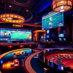 Kèo thể thao KBBET highlights vibrant sports betting action with luxurious gambling details.
