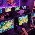 Players enjoying various games in a vibrant online gaming environment, emphasizing mantra88 login and lively UI interactions.