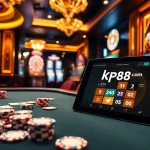 Experience thrilling gameplay at kp88. com with our luxurious gambling environment featuring table games and slot machines.