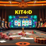 Rasakan sensasi dunia Kit4D Slot yang mendebarkan saat chip poker dan dadu memperkaya suasana kasino.