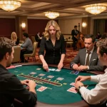Cakhiatv sports fans enjoy an exciting casino atmosphere while playing blackjack in a luxurious setting