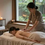 Experience soothing 삼성동마사지 in a serene spa with a warm atmosphere.