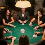 Okwintv poker night with friends showcases excitement and strategic gameplay in a warm home setting