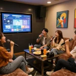 친구들과 함께 음악과 다과를 즐기는 https://www.3no.org/bupyeong 노래방의 생기 넘치는 분위기를 경험하세요.