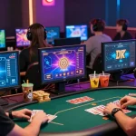 Engaged players enjoying game bai doi thuong with vibrant graphics in an online gaming environment.
