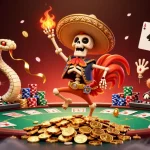 Vivi l'azione in un crypto casino Italia con un gallo mariachi che danza su monete d'oro.