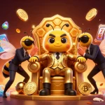 Scopri il mondo dei crypto casino online con Bitcoin e Ethereum in una scena vibrante e dinamica.