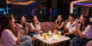 강남 가라오케에서 즐기는 프리미엄 노래방 분위기와 친구들과의 즐거운 순간