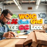 Crafting custom signage in Calgary sign company workshop with vibrant materials.