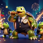 Engage in excitement at japan168 with a vibrant 3D casino scene featuring characters and winning symbols.